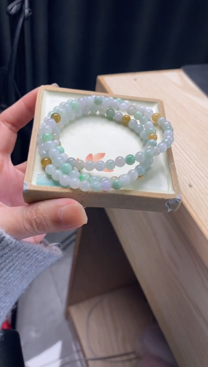 【闪购商品】翡翠手链未镶嵌天然翡翠手串1201