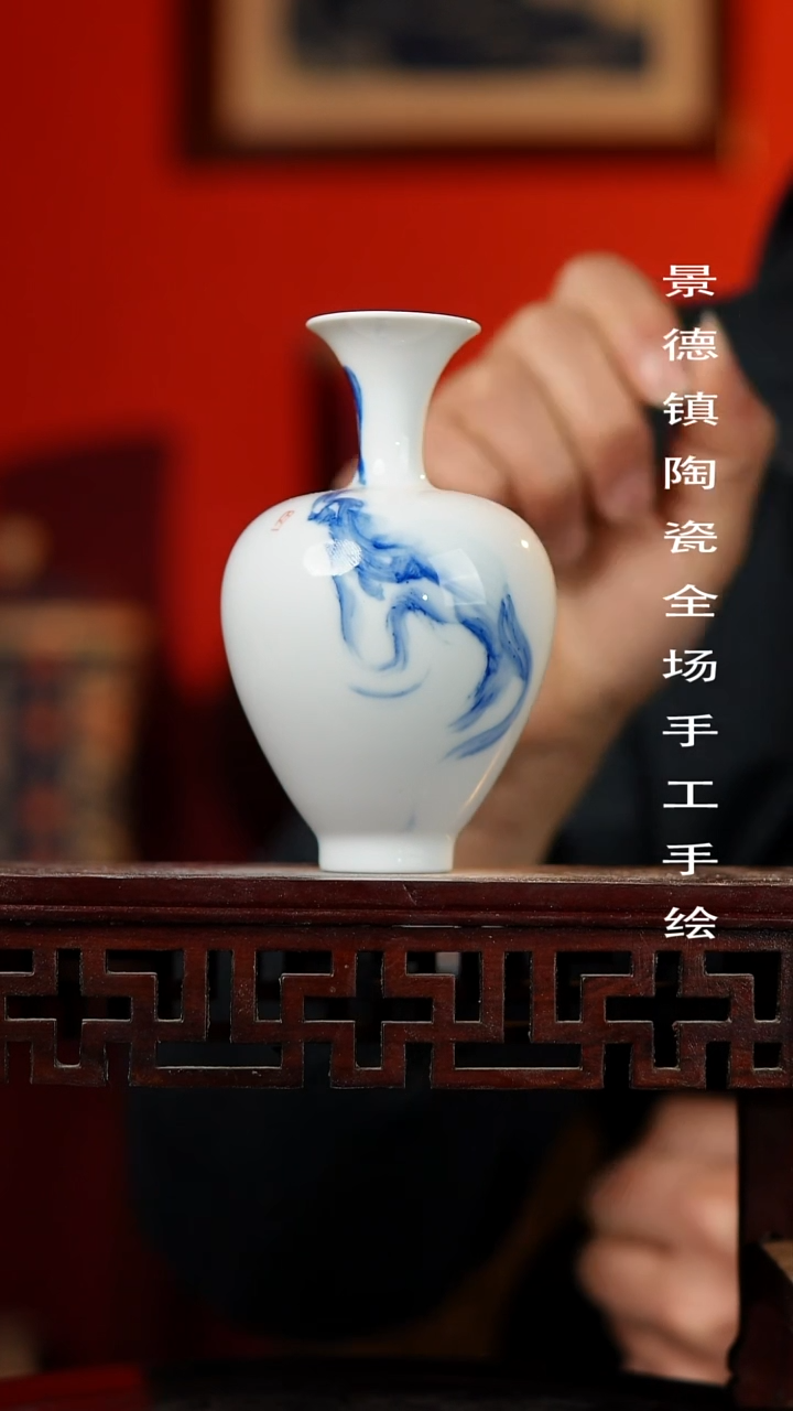 【闪购商品】摆件景德镇陶瓷手工手绘13