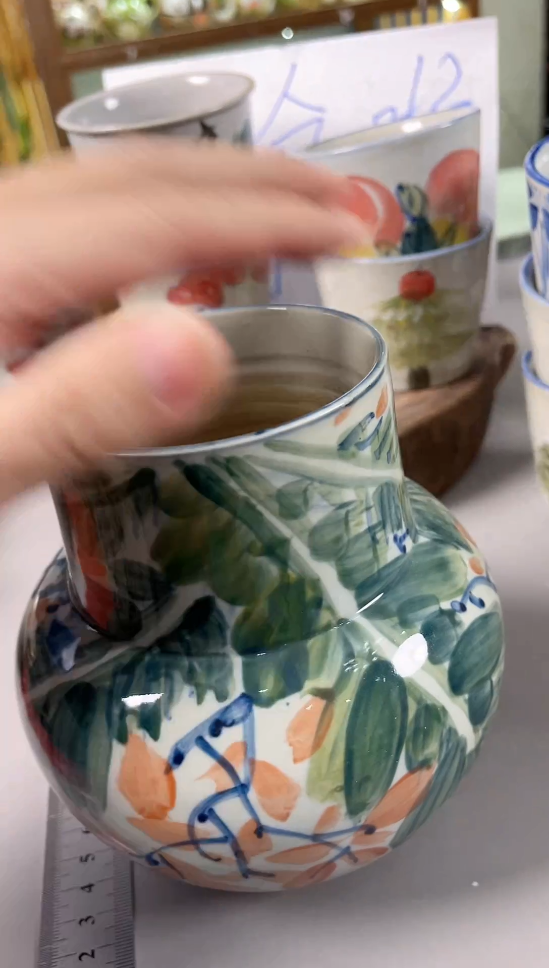 【闪购商品】瓷片景德镇手绘高温釉下彩（微瑕）