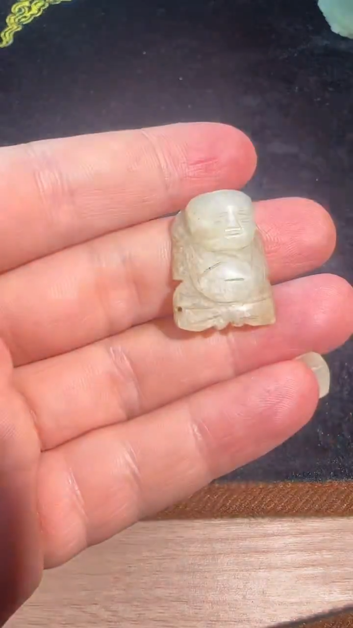 吊坠(不含链)未镶嵌和田玉艾*言小童子1