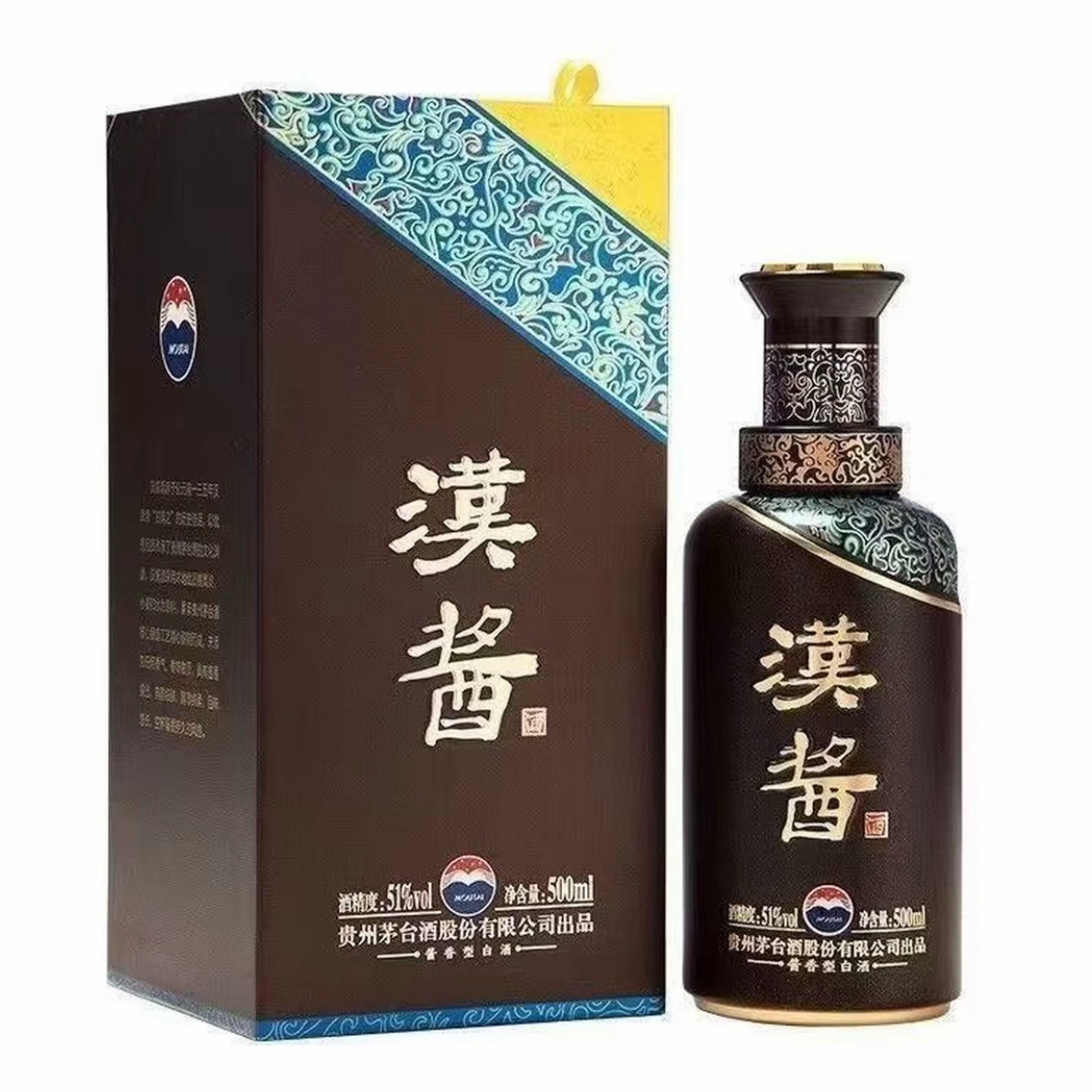 汉酱2024年汉酱3.0  51度500ml酱香型白酒