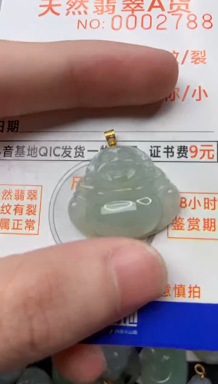 【闪购商品】翡翠颈饰18K金镶嵌8..............