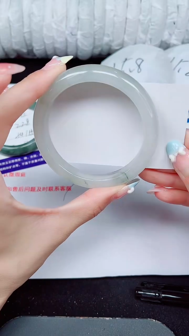 未镶嵌手镯石英质玉346-59/60