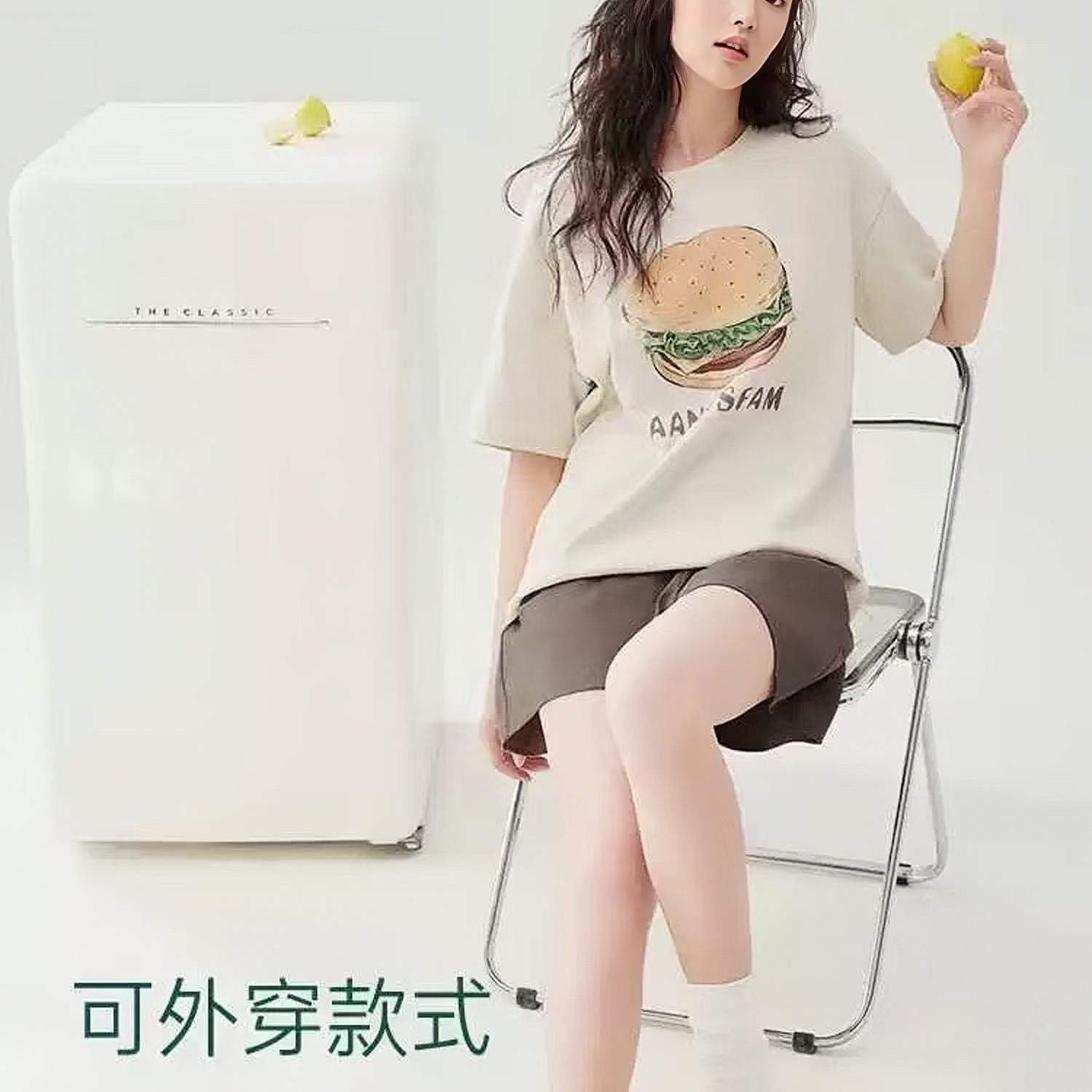 2025新款AB搭汉堡夏季短袖套装