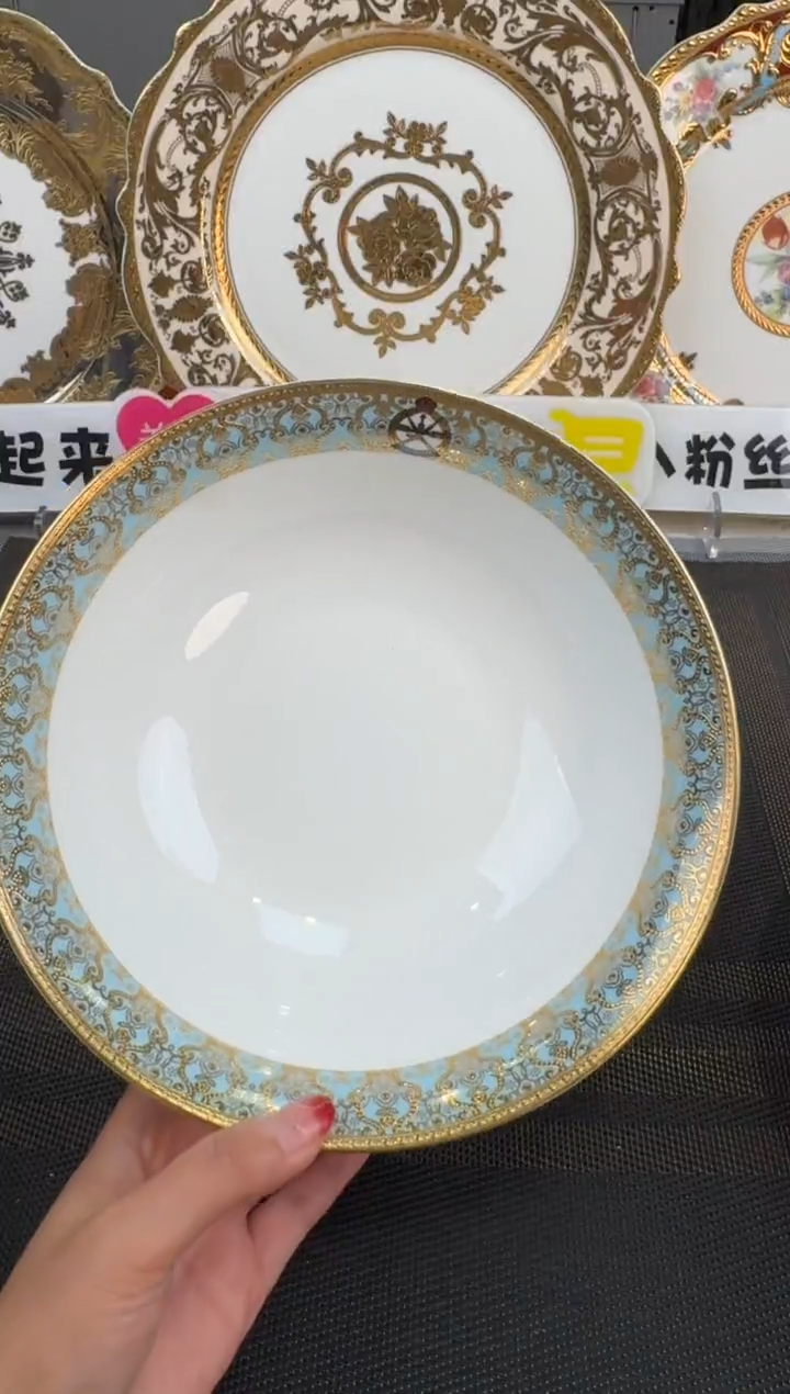 【闪购商品】瓷片9寸大汤碗1个  福利款  福利款