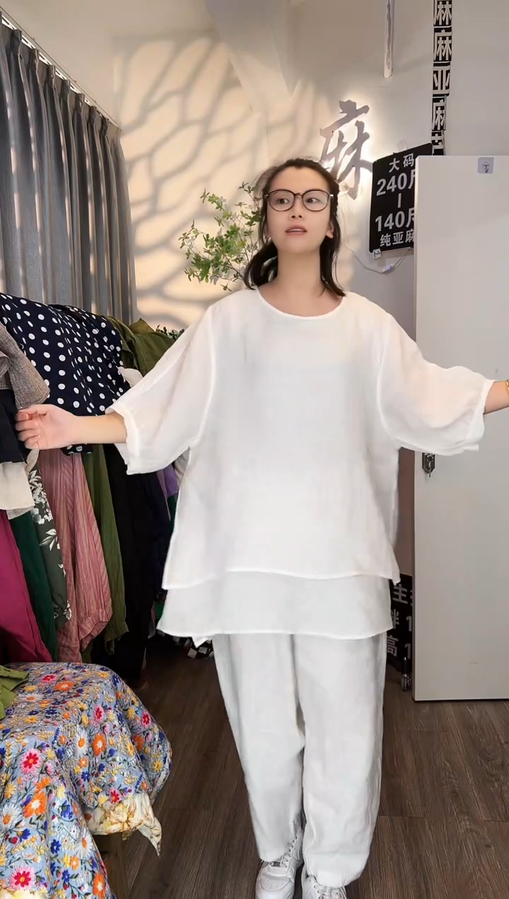 亚麻大码女装系列。