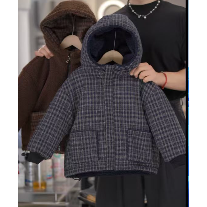 男童加厚外套两面穿2025新款秋冬装儿童 DF25163 悠悠童话童装