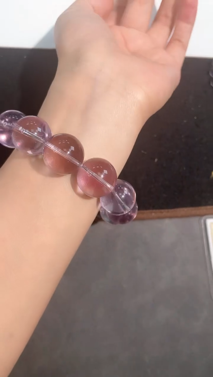 【闪购商品】水晶手链未镶嵌16号紫水单圈18mm