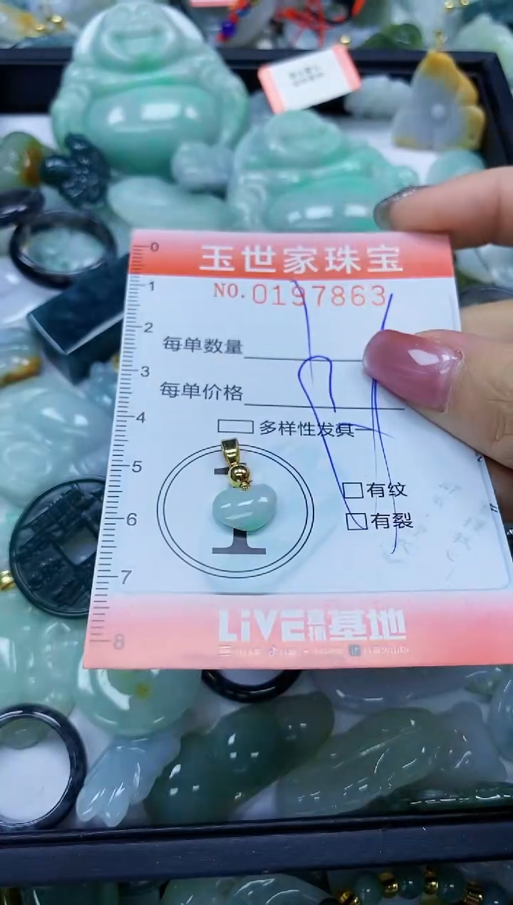 【闪购商品】翡翠颈饰未镶嵌闪购0197863