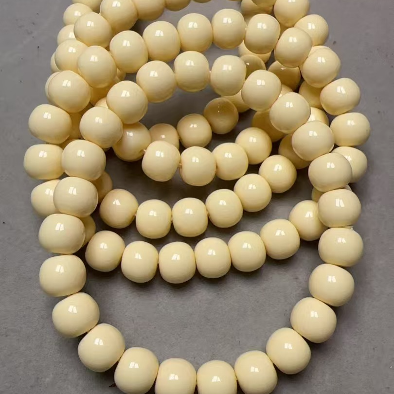 B80猛犸牙0.8mm单圈手串