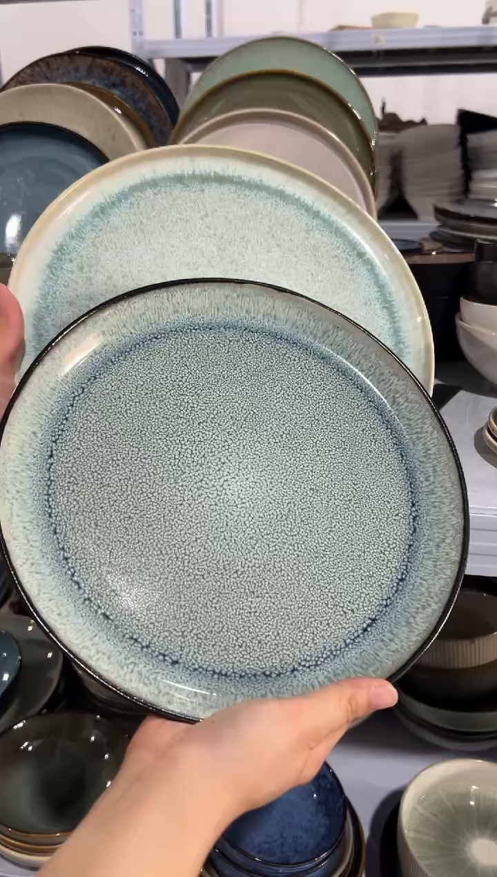 陶瓷外贸尾货瑕疵满20包邮X2 大盘