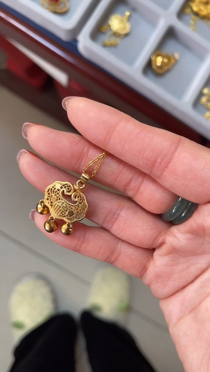 【闪购商品】锁珐琅景泰蓝吊坠