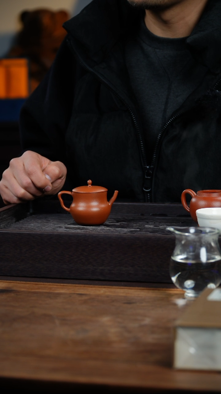 【闪购商品】紫砂茶壶朱泥小品 紫砂壶 善玩