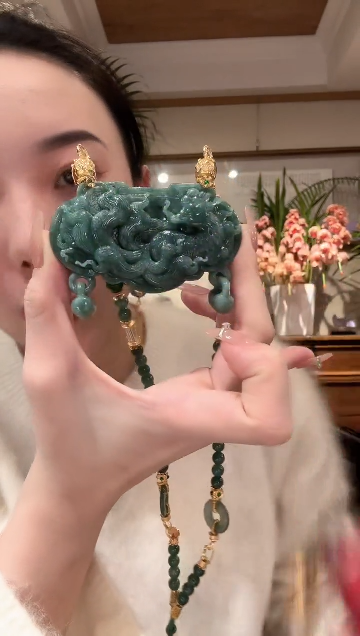 【闪购商品】翡翠颈饰未镶嵌国风