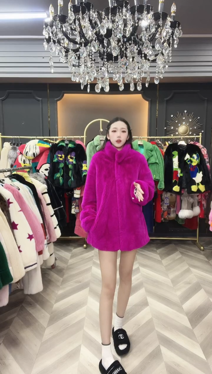 新款时尚整貂皮貂皮