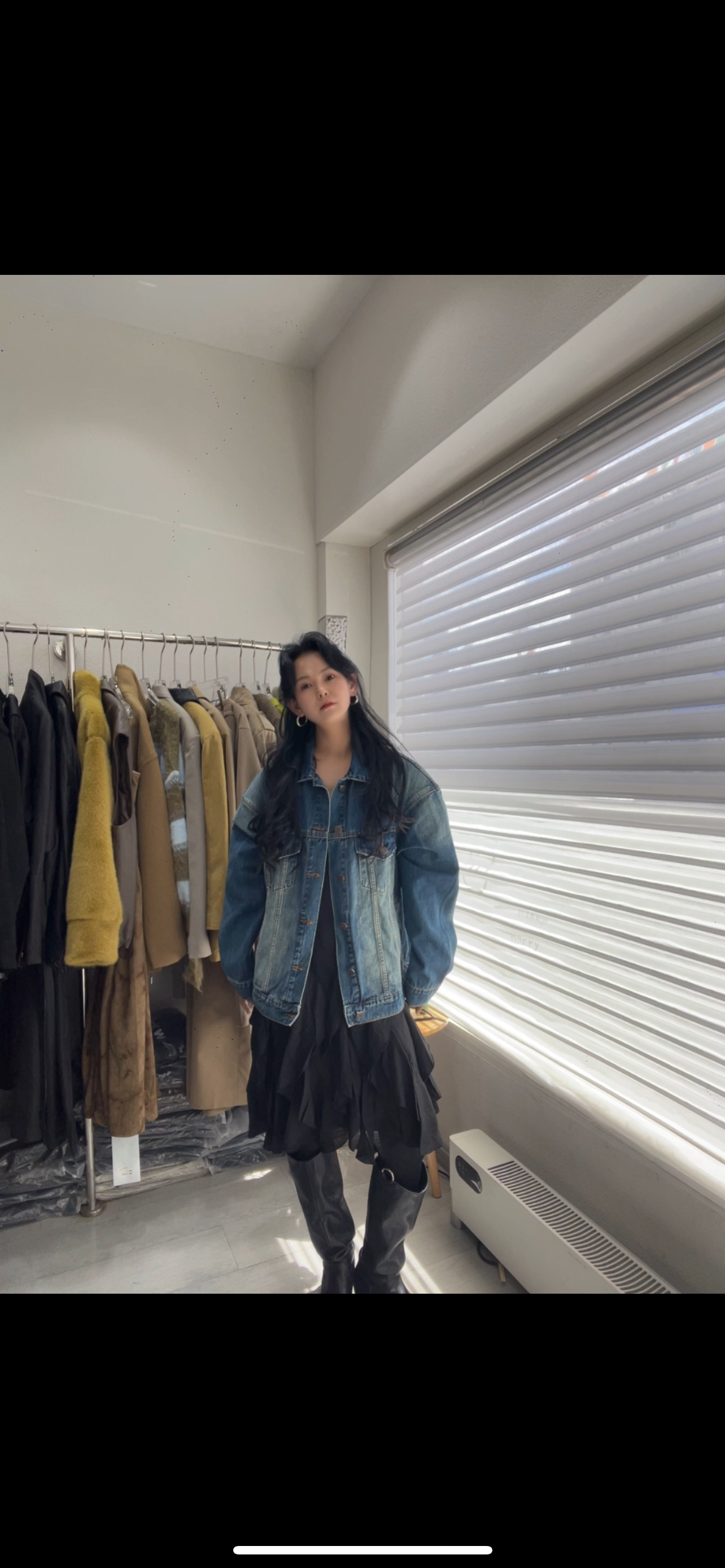 52 嘉 早春新款港风复古水洗高级感春秋牛仔衣外套