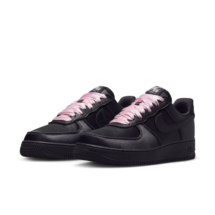 NIKE/耐克官方黑粉丝绸女子AF1空军运动板鞋IH2034-010