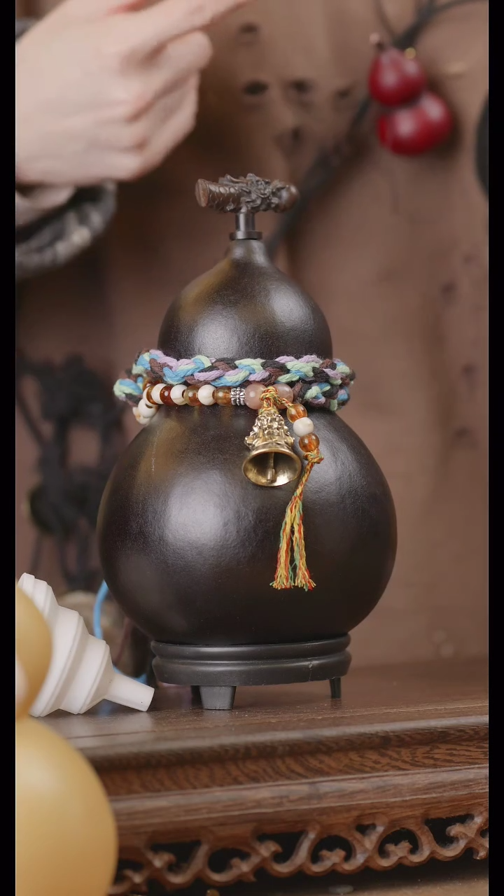 【闪购商品】264号精品天然大漆工艺防渗内胆酒葫芦~