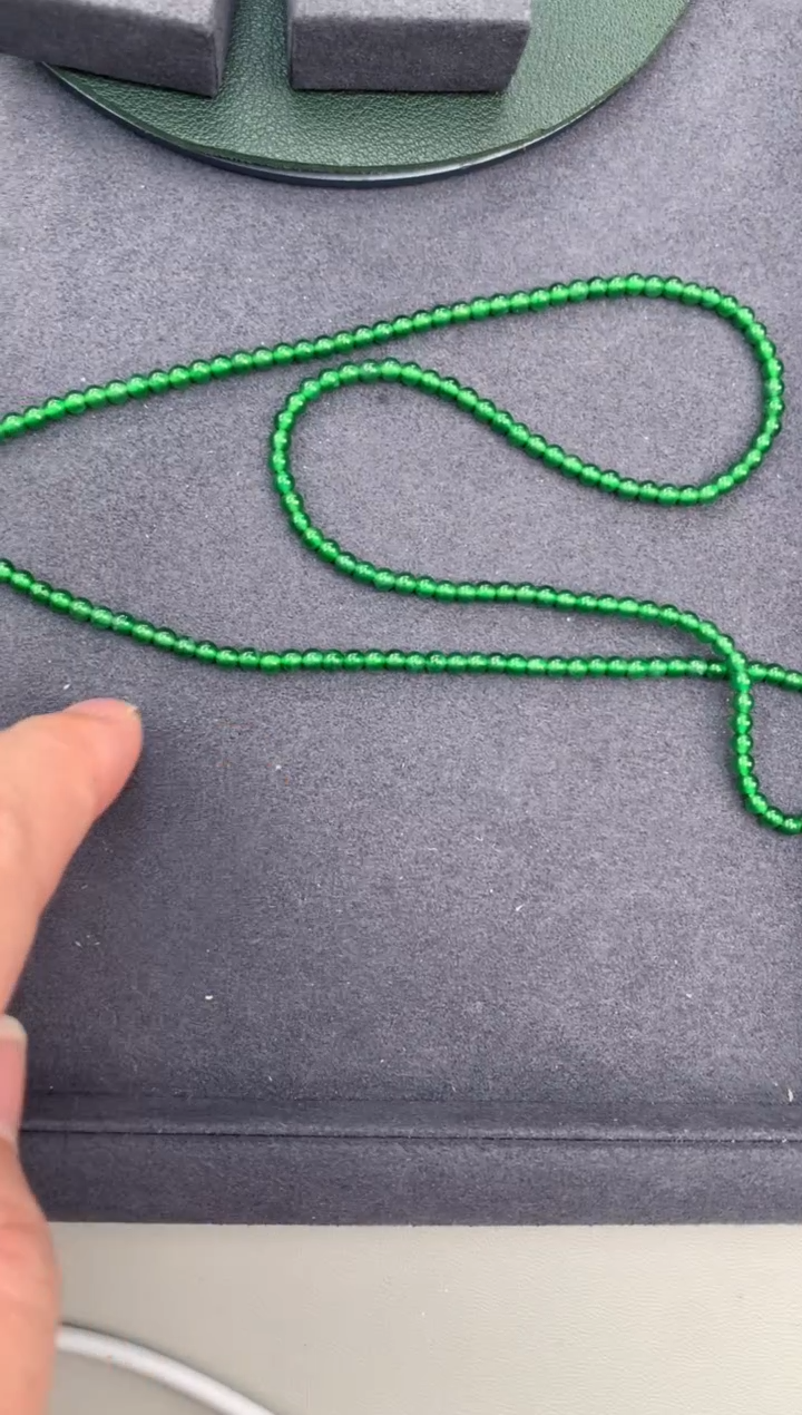 【闪购商品】翡翠颈饰未镶嵌翡翠项链（无扣头）