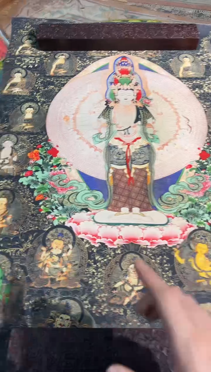 卷轴画天天的唐卡tk160