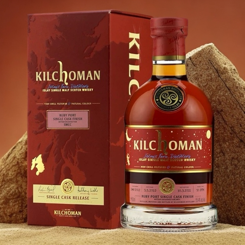 齐侯门Kilchoman SMCC红宝石波特单桶单一纯麦威士忌  700ml 