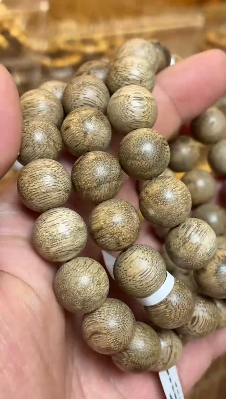 沉香手串 菩萨棋圆珠单圈1.3多样性发其一15