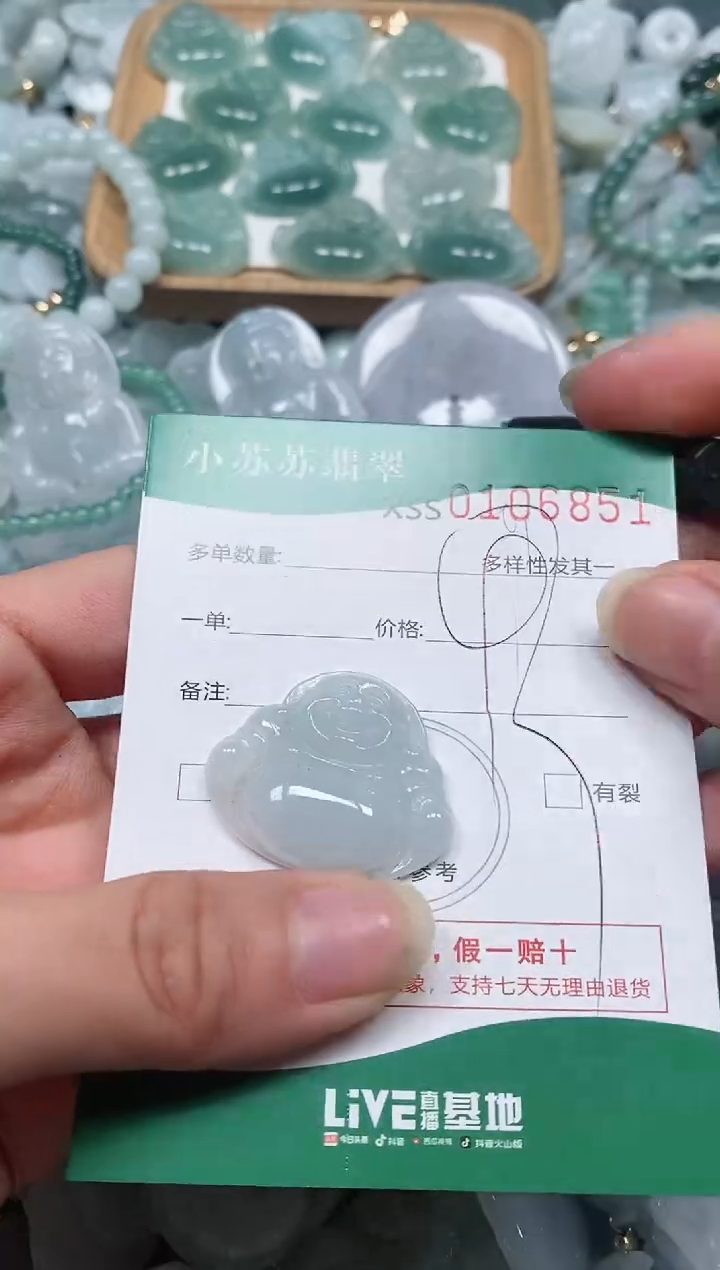 【闪购商品】翡翠颈饰未镶嵌闪购商品0106851