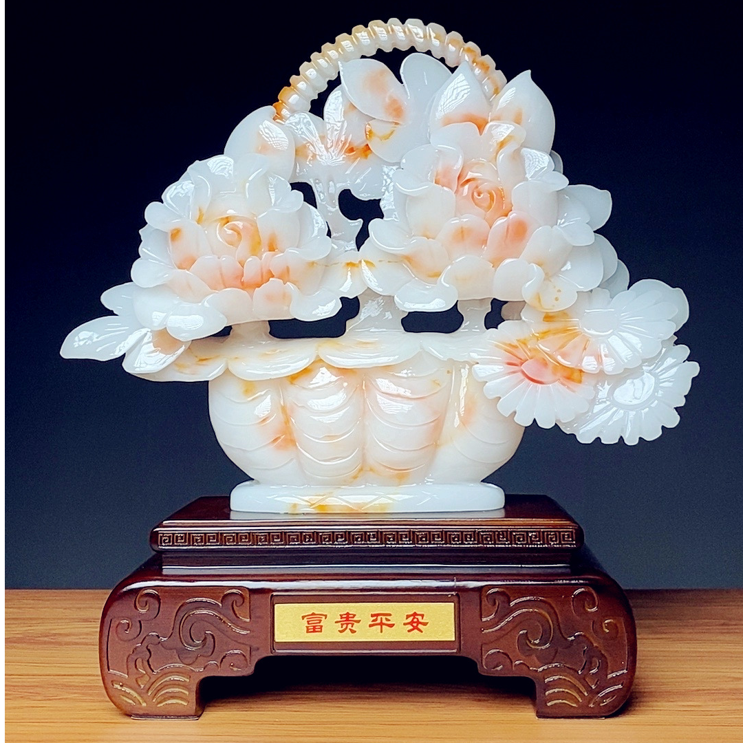 富贵平安风水摆件创意网红家居饰品客厅玄关装饰品摆件工艺品客厅