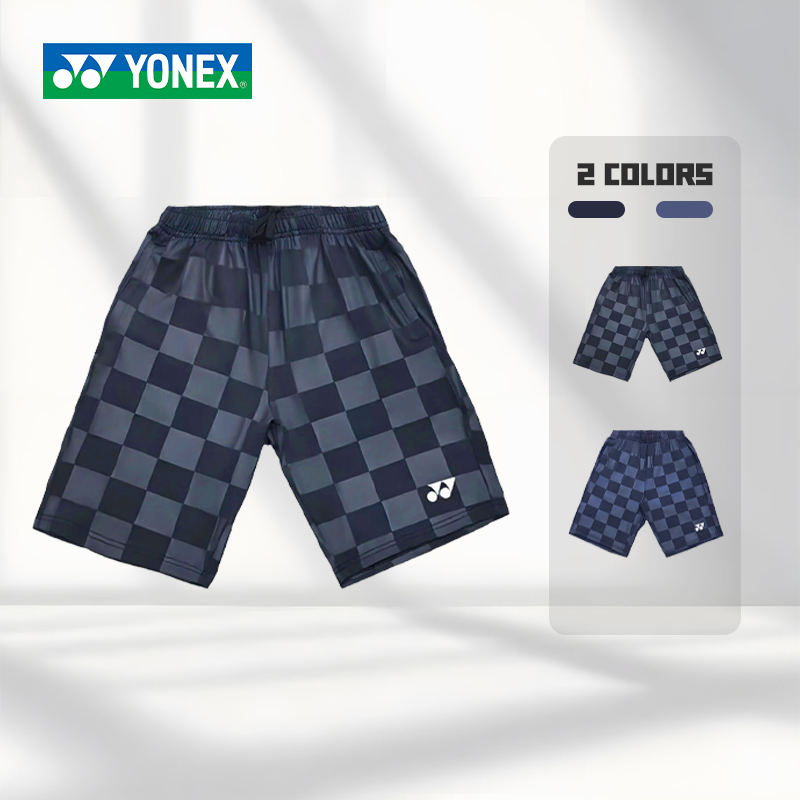 YONEX/尤尼克斯羽毛球服运动裤速干透气男款比赛训练休闲短裤2945