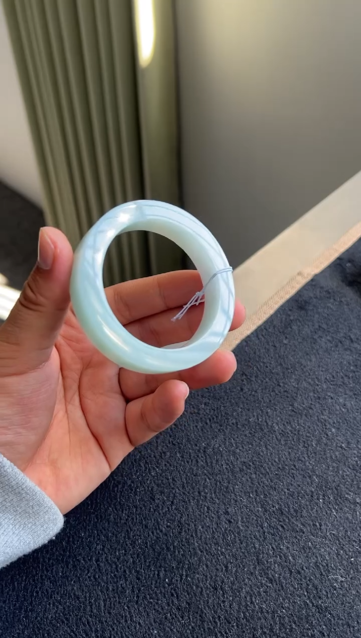 未镶嵌手镯定制翡翠辻*定制手镯不退不换