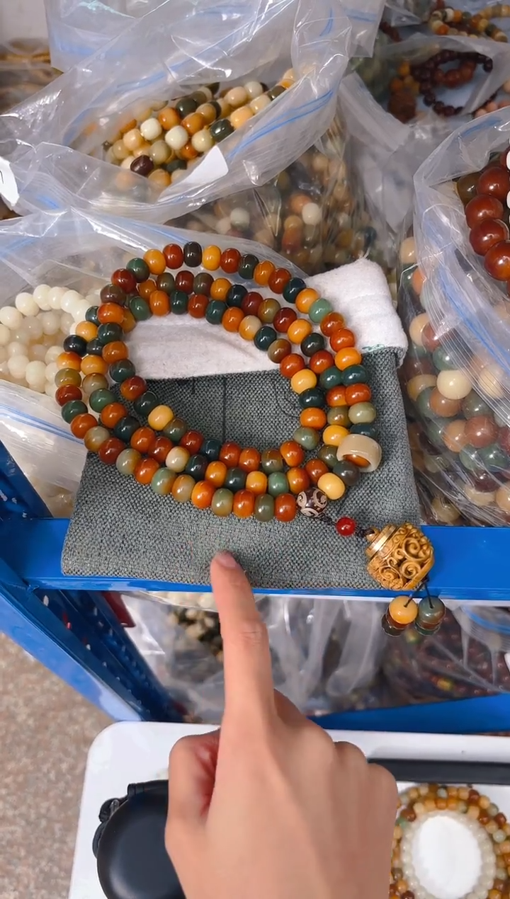 吊坠菩提根/象牙果敦煌问天香炉108项链