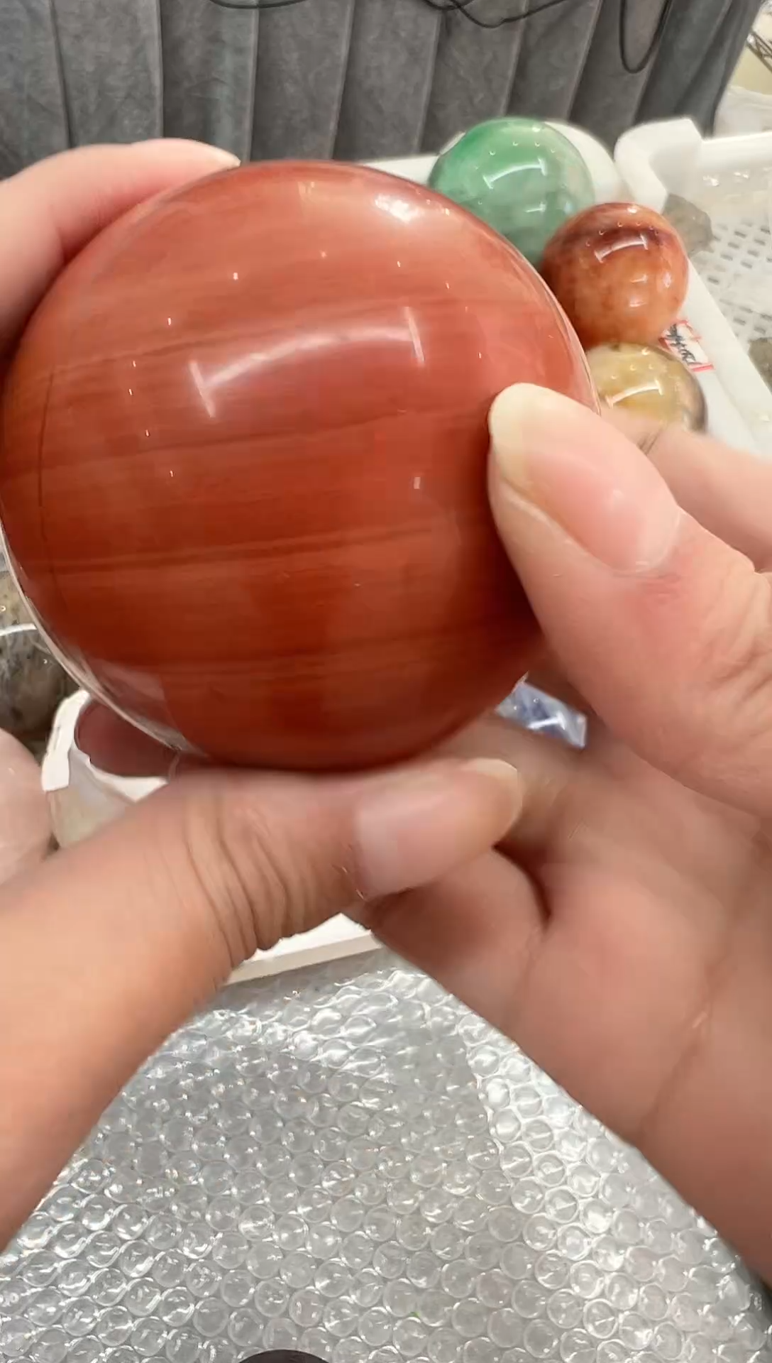 未镶嵌南红玛瑙珠宝半成品S095 约5.8cm