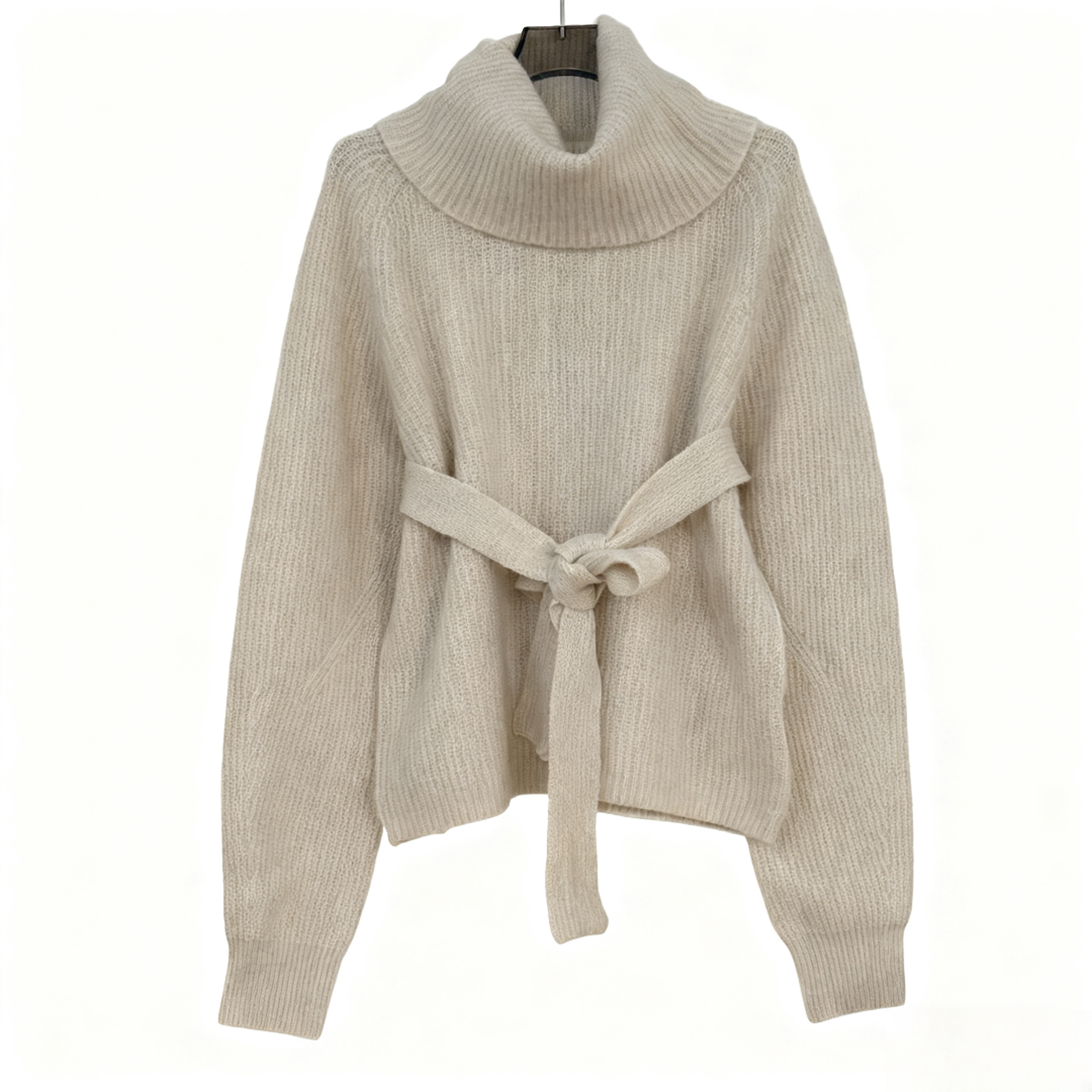 TRETORN【瑞典品牌】100山羊绒高领带腰带羊绒衫女款