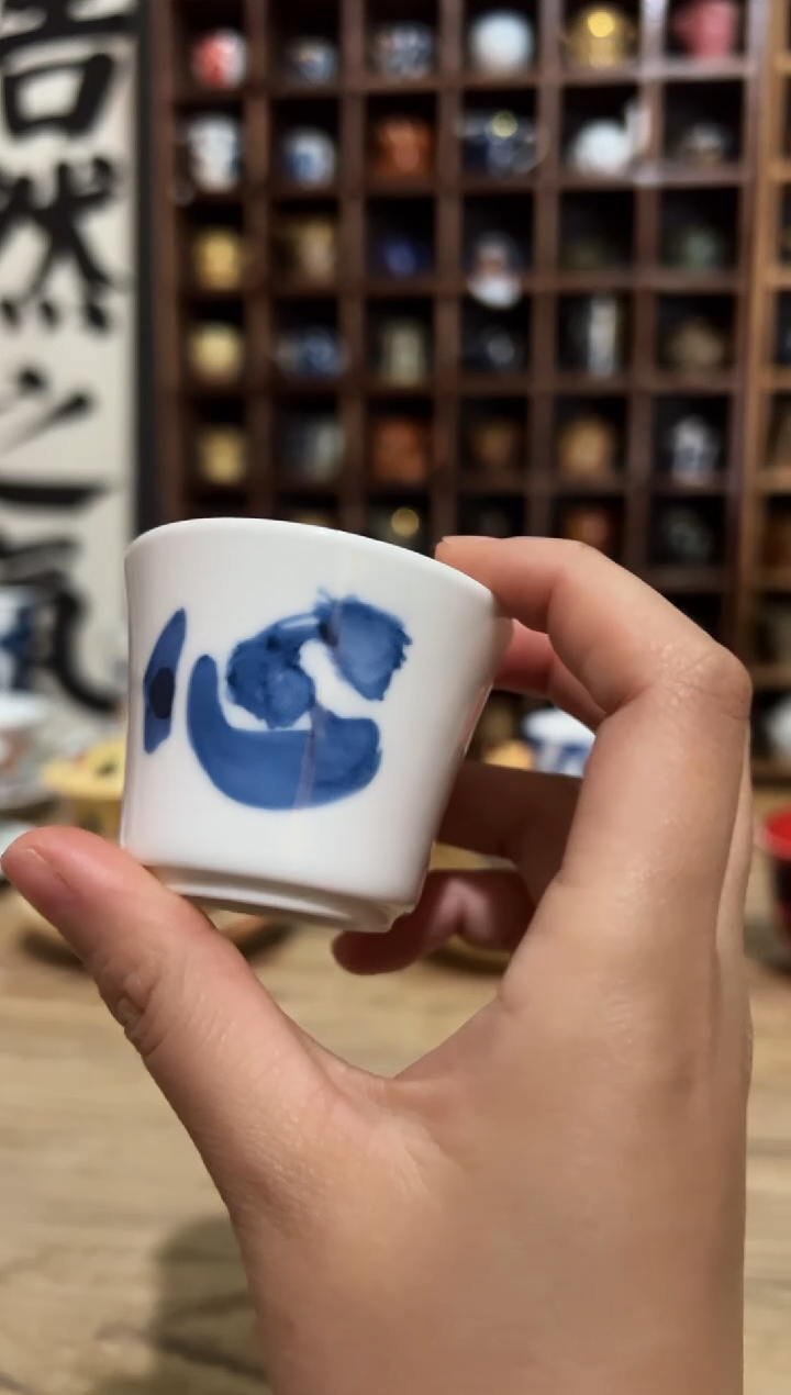 【闪购商品】观云听雨原创手绘茶具