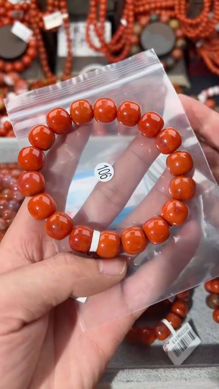 【闪购商品】南红玛瑙手串未镶嵌13