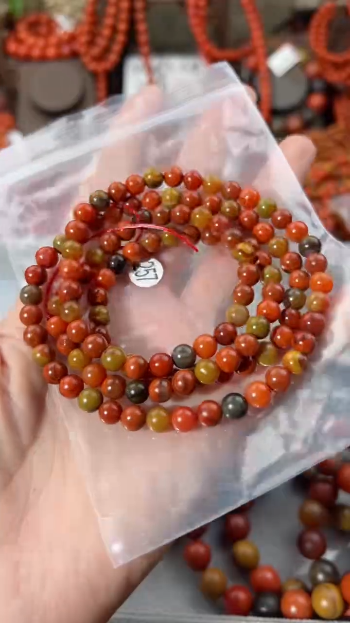 【闪购商品】南红玛瑙手串未镶嵌6+
