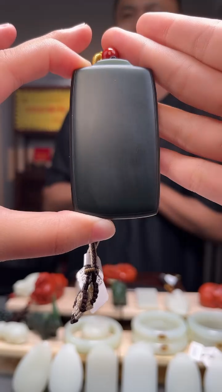 颈饰未镶嵌南红玛瑙黑***3吊坠7