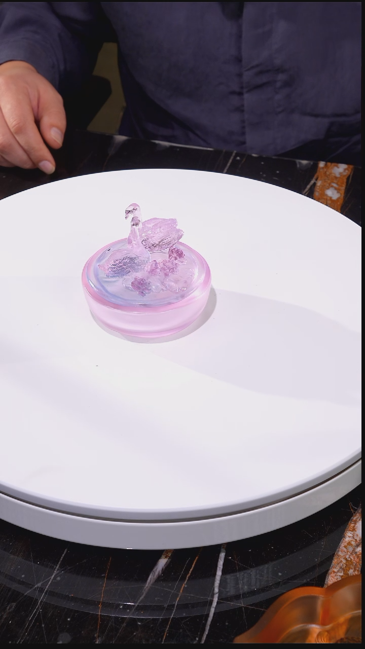 摆件0601147-1天鹅收纳碗艺术摆件