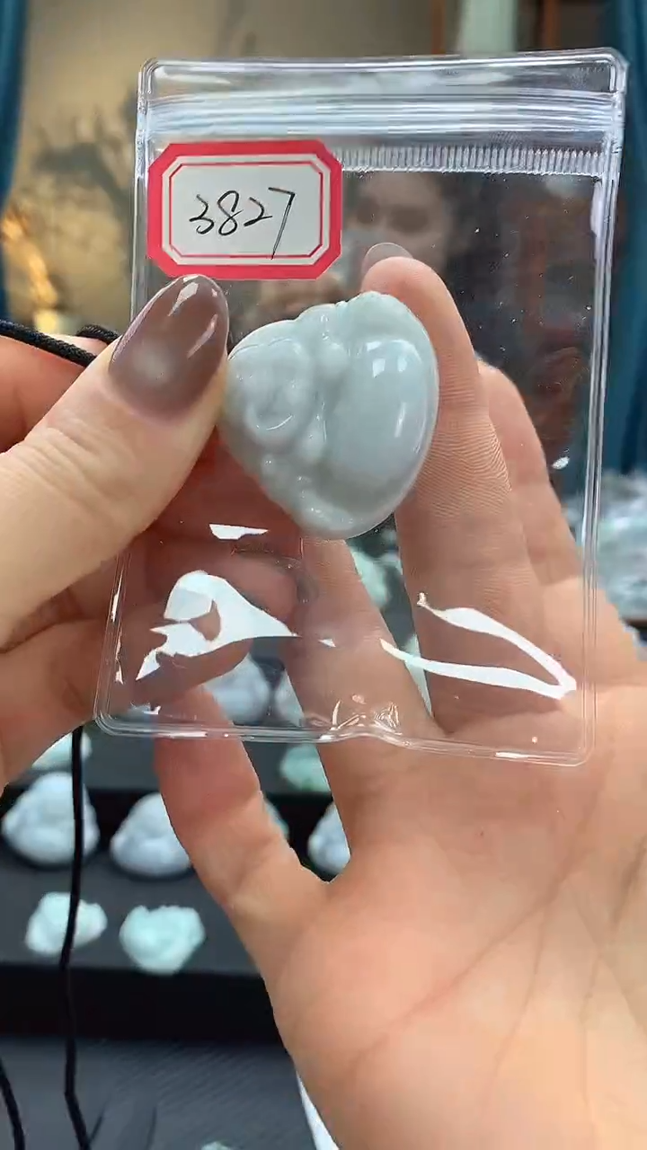 颈饰未镶嵌翡翠佛公3827