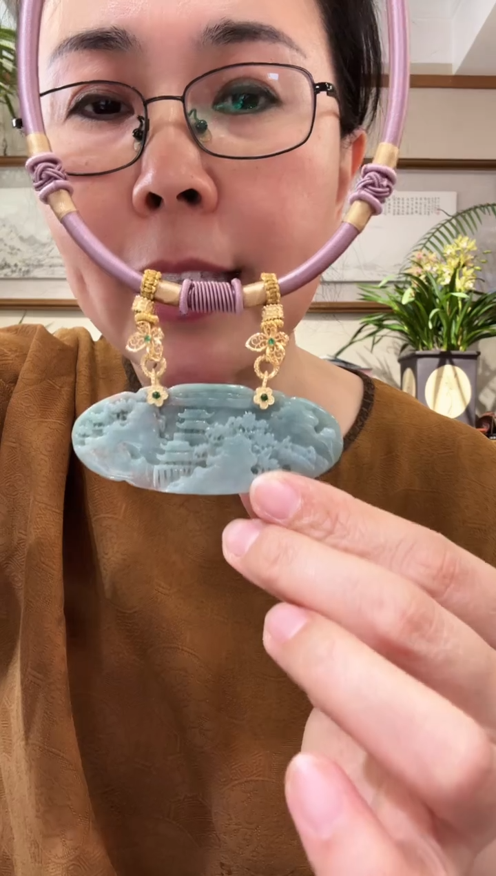 【闪购商品】翡翠颈饰未镶嵌国风