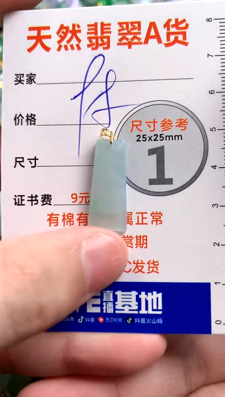 【闪购商品】翡翠颈饰18K金镶嵌14004778