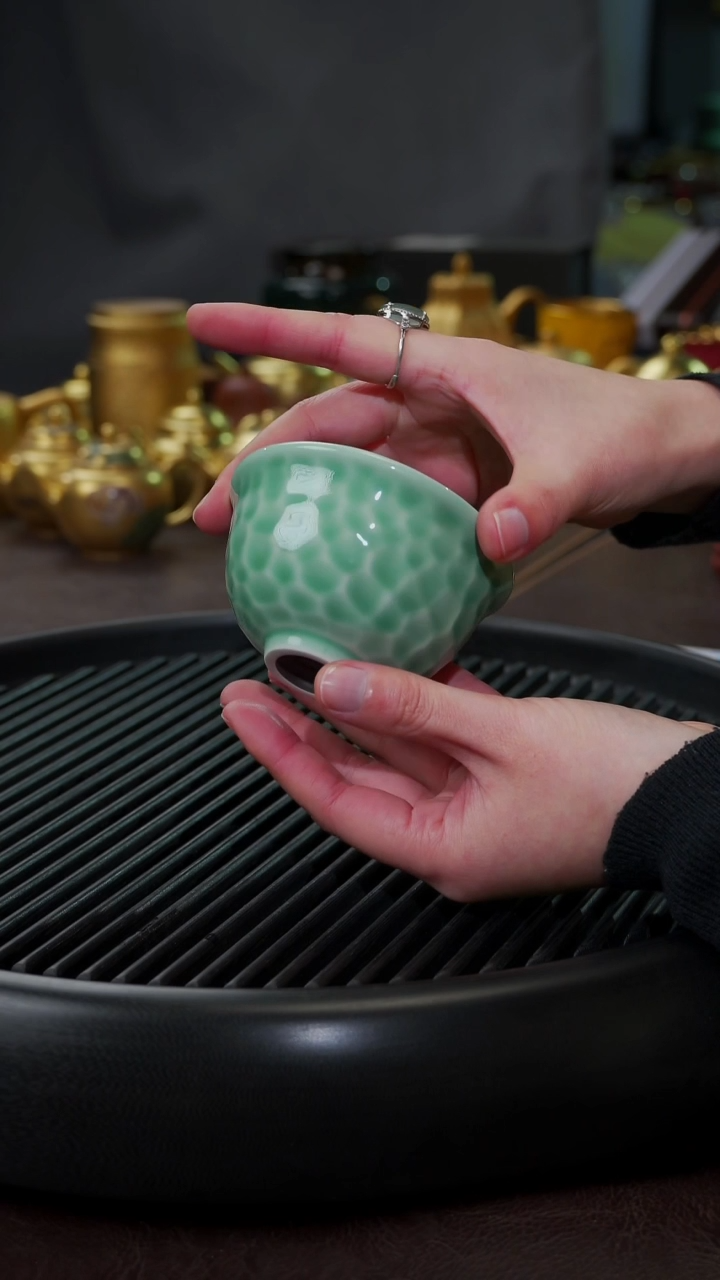 【闪购商品】杯【宜景窑龙泉青瓷】小星月杯