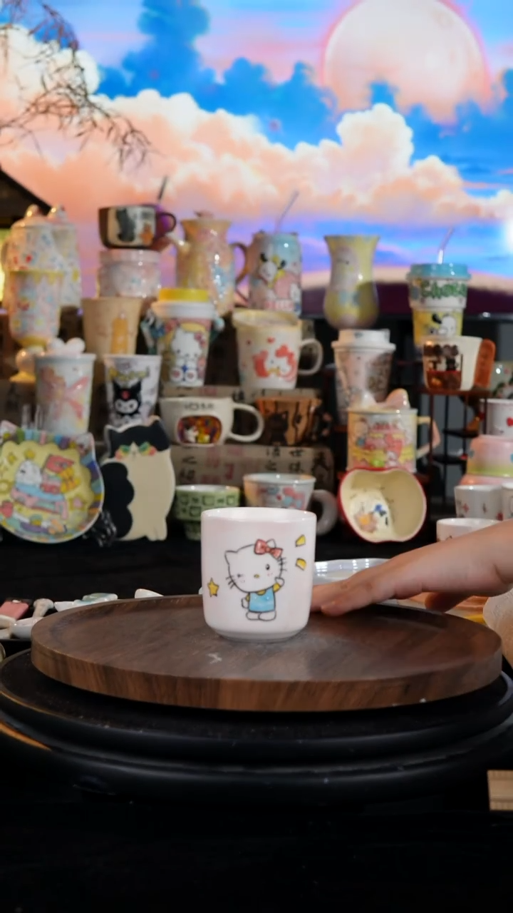 陶瓷便携款手工手绘景德镇陶瓷