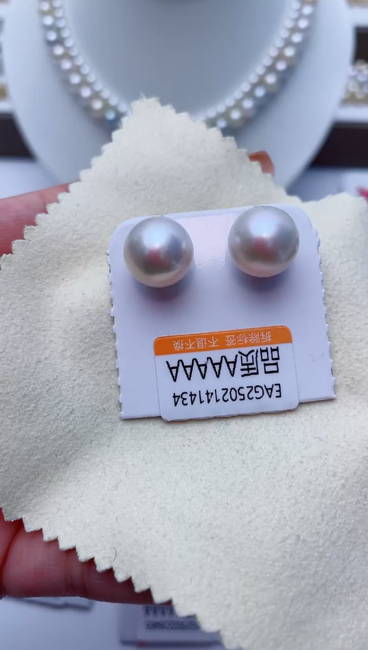 【闪购商品】淡水珍珠耳饰银S925镶嵌W22