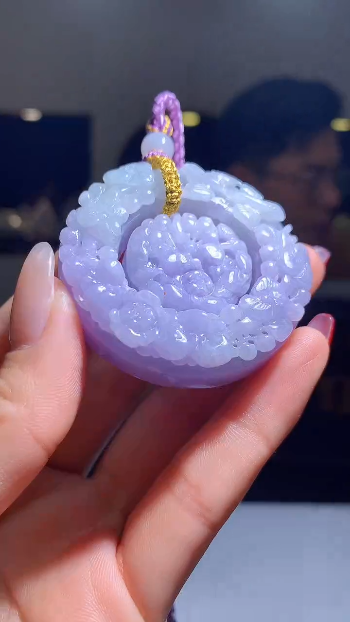 【闪购商品】定制翡翠未镶嵌1002hm-毛货挂件44