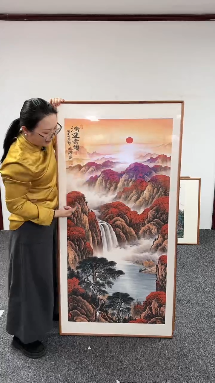 【闪购商品】国画鸿运当头155*78绘画作品