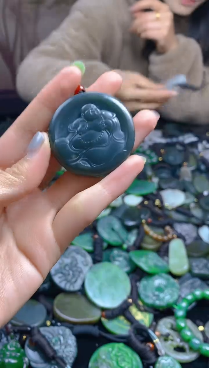 未镶嵌和田玉珠宝半成品1