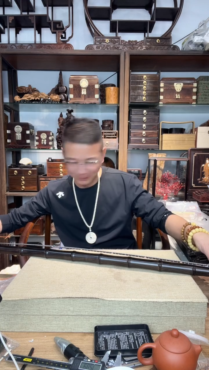 乌木类书架420紫光檀竹节棍80公分
