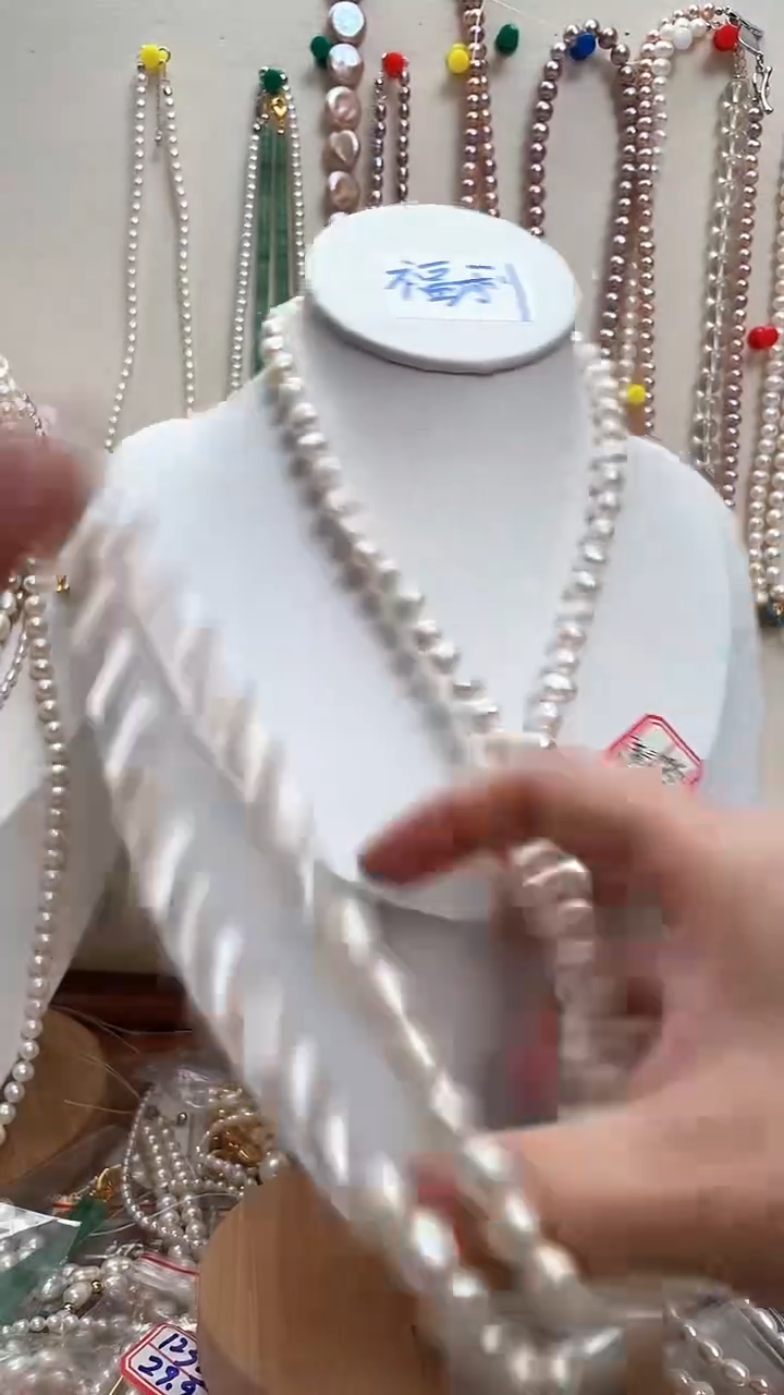 【闪购商品】淡水珍珠项链未镶嵌毛衣链160厘米