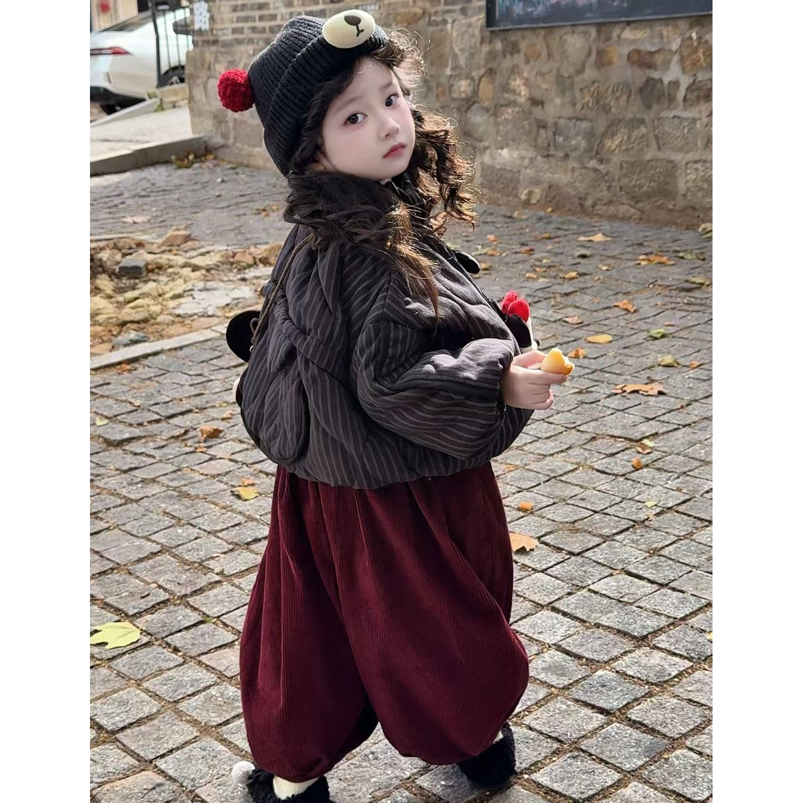 儿童外套棉服2025新款冬季时尚男女童保暖百搭防寒洋气舒适衣服潮